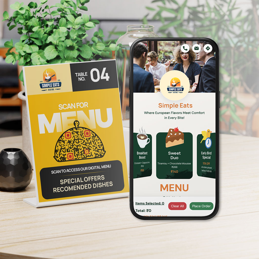 online menu card builder