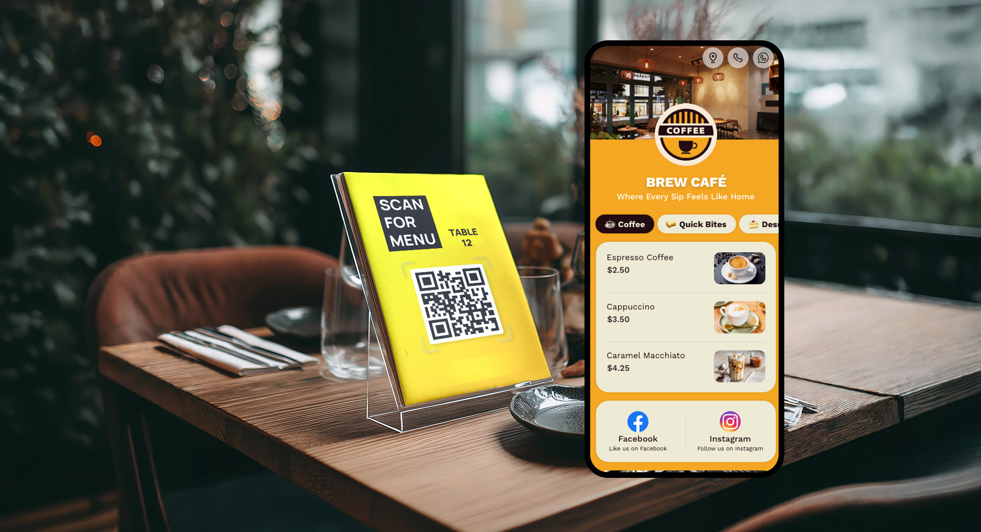 qr code for restaurant in usa