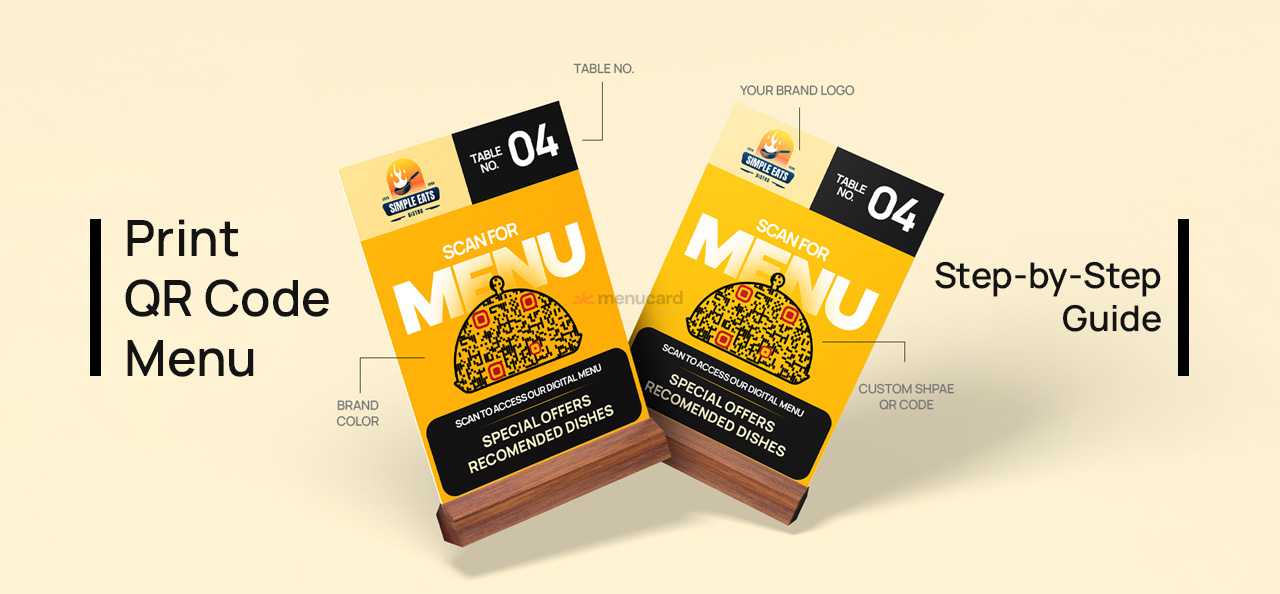 qr code menu print step-by-step guide